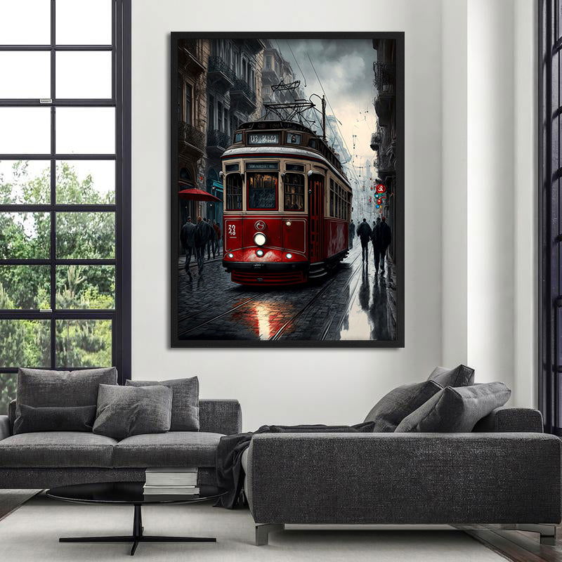 Tåget till Centrum - Posterplanet