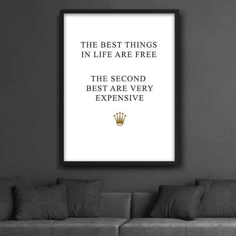 Best Things are Free - Posterplanet