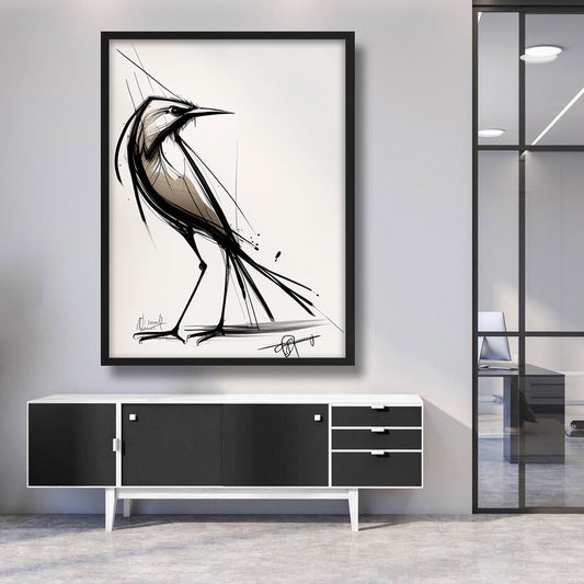 Bird Drawing - Posterplanet