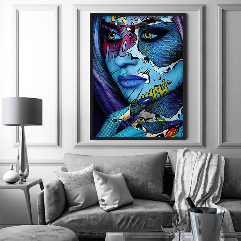 Blue girl - Posterplanet