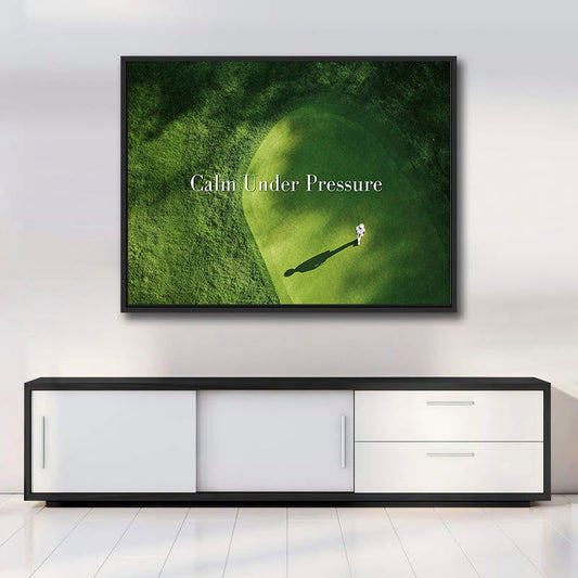 Calm Under Pressure (golf) - Posterplanet