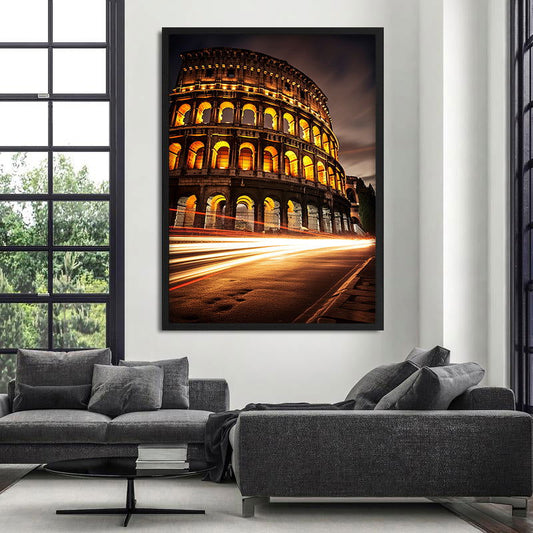 Colosseum By Night - Posterplanet