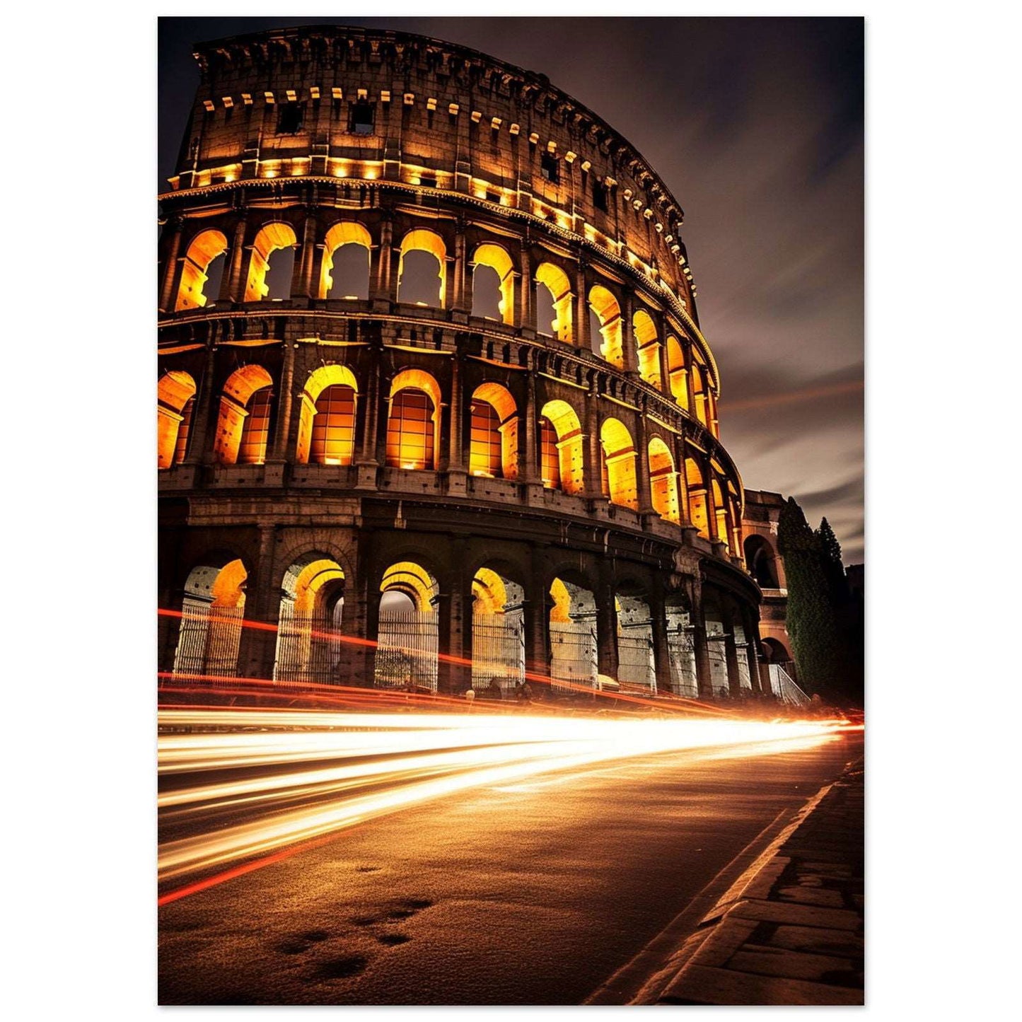 Colosseum By Night - Posterplanet