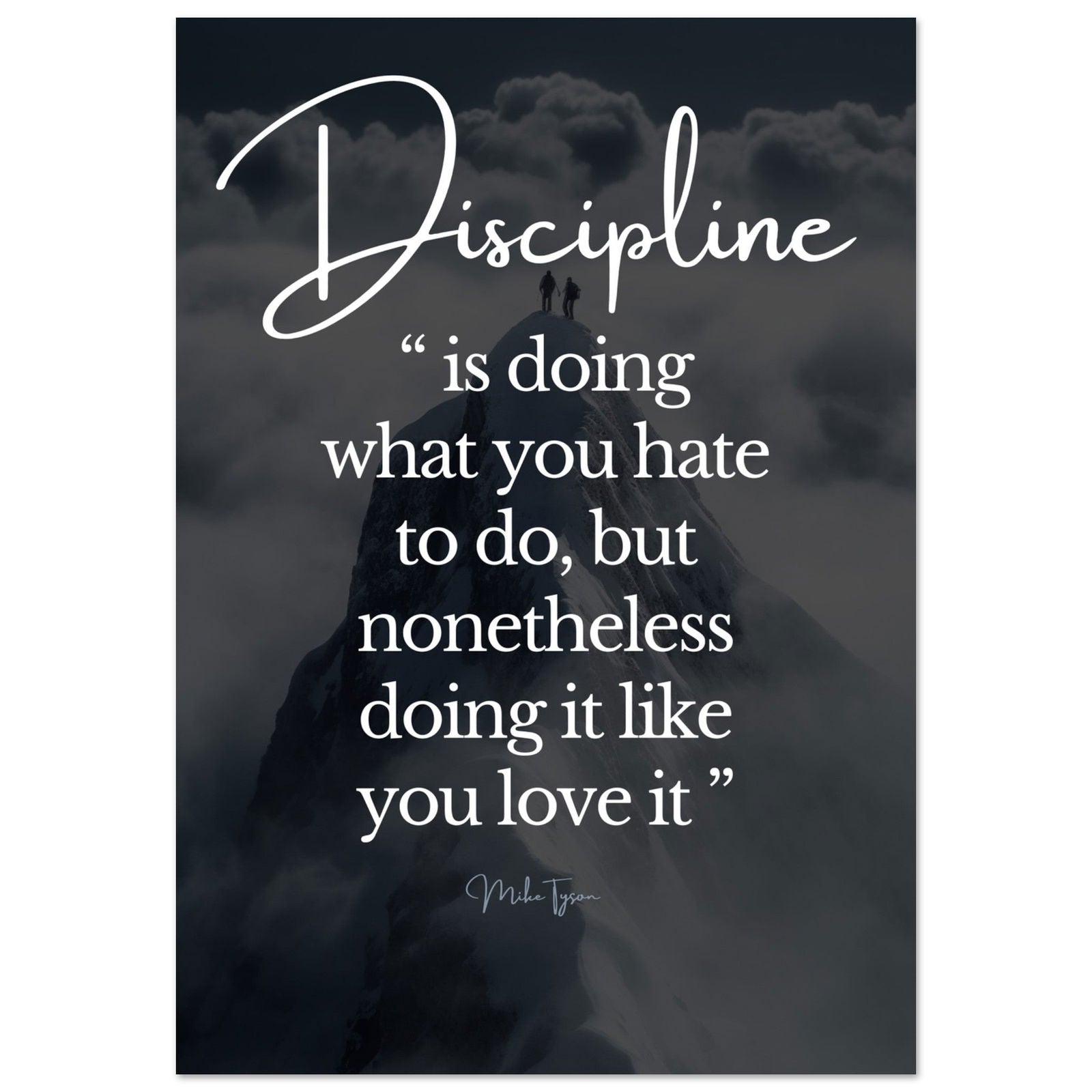 Discipline - Posterplanet