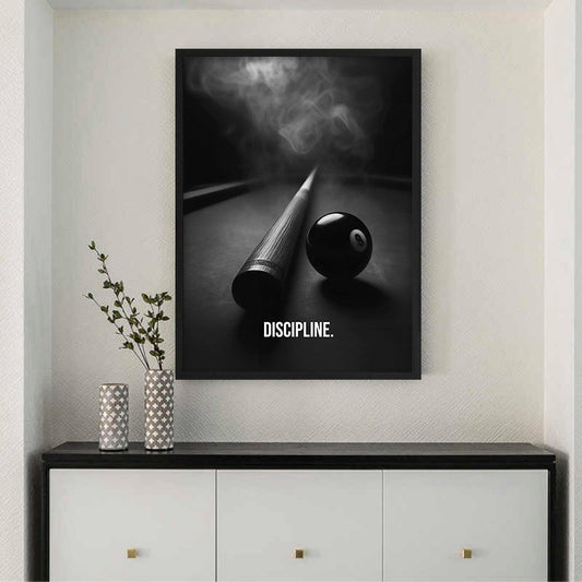 Discipline 8 ball - Posterplanet