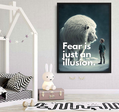 Fear is just an illusion - Posterplanet