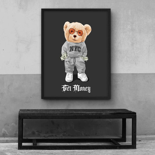 Get Money Teddy Bear - Posterplanet