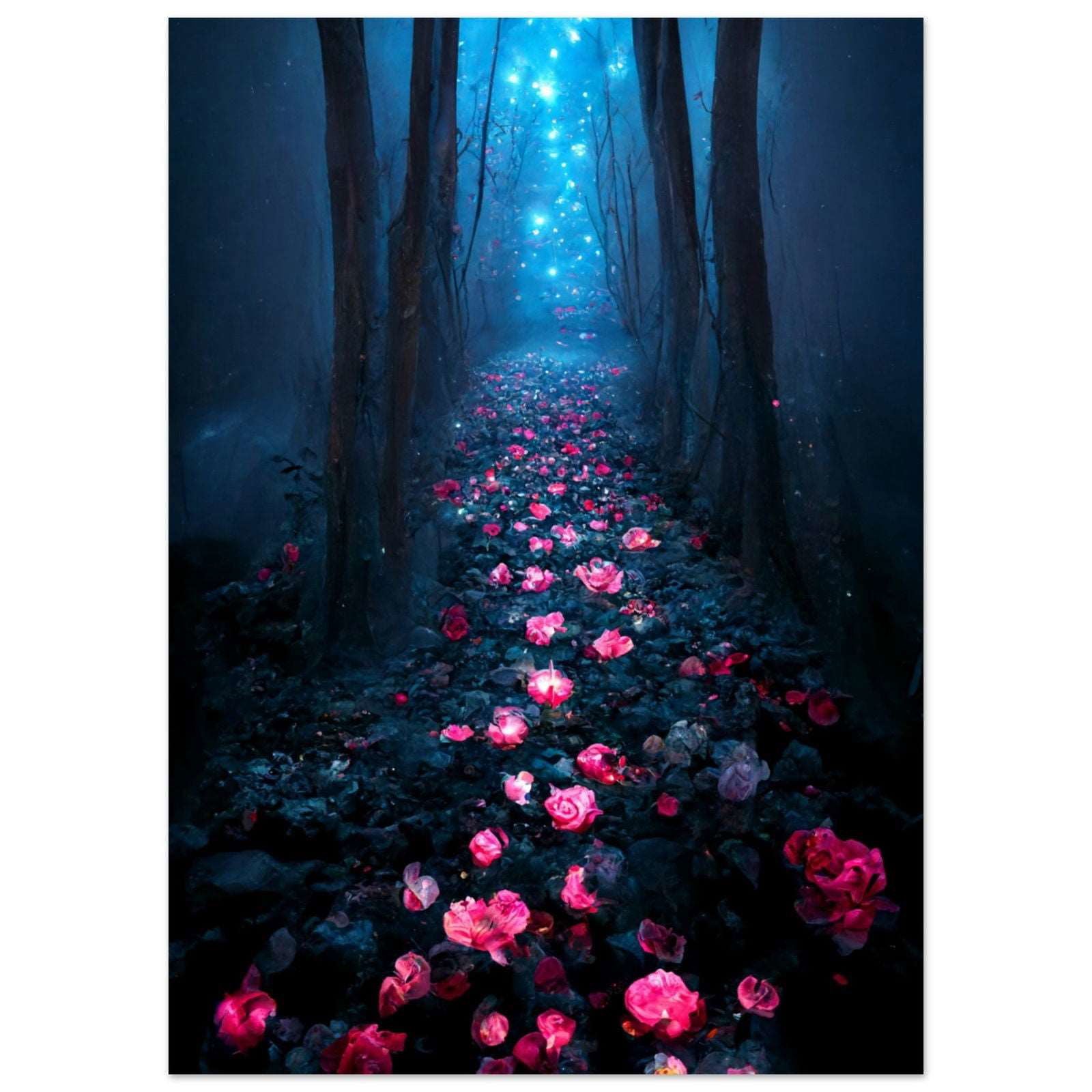 Glowing Roses - Posterplanet