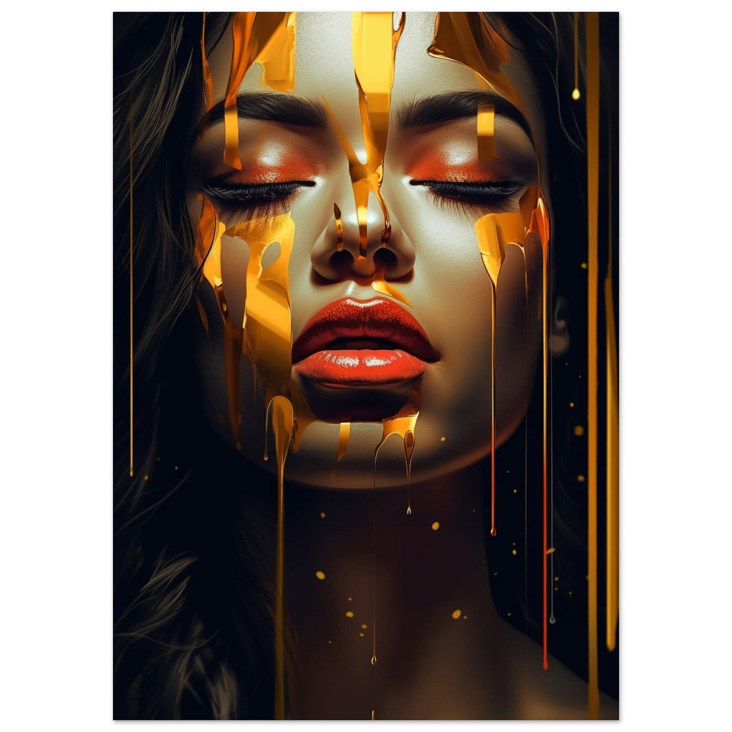 Gold drip - Posterplanet