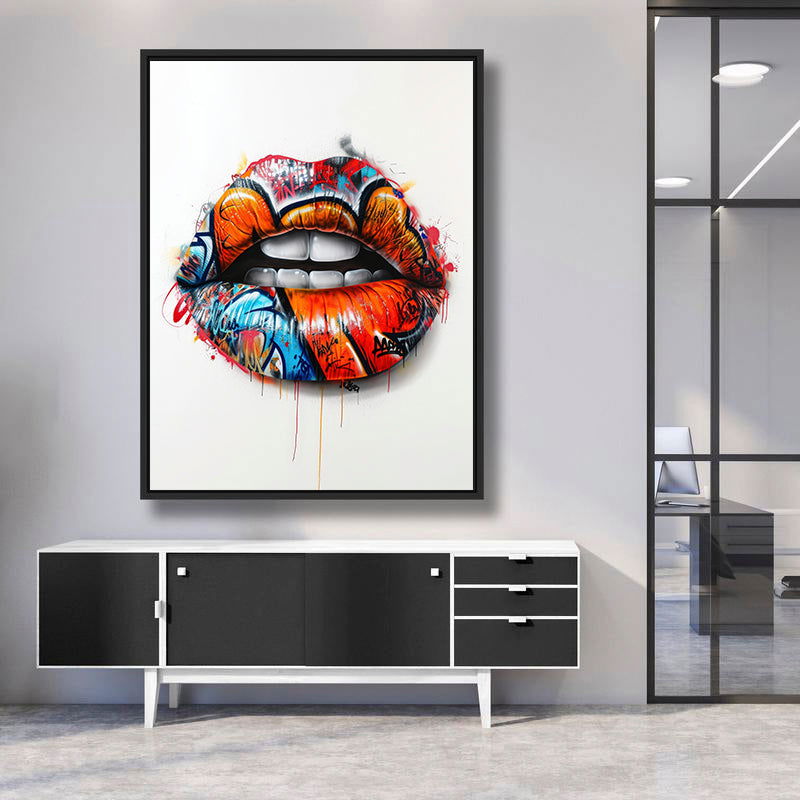 Graffiti Lips - Posterplanet