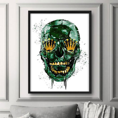 Green Skull - Posterplanet