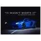 It Wasn't Worth It - Posterplanet