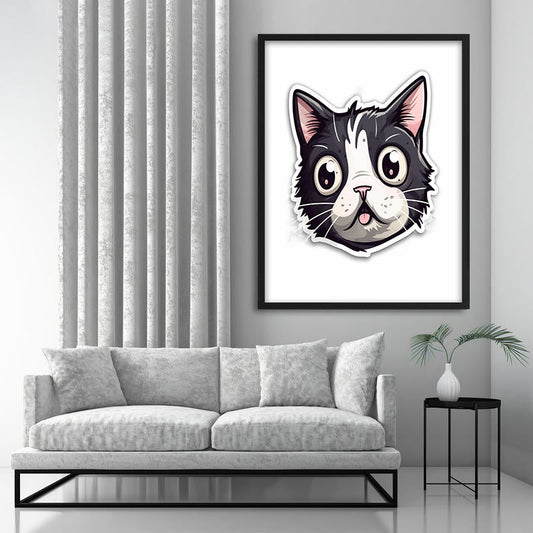 Katt klistermärke - Posterplanet