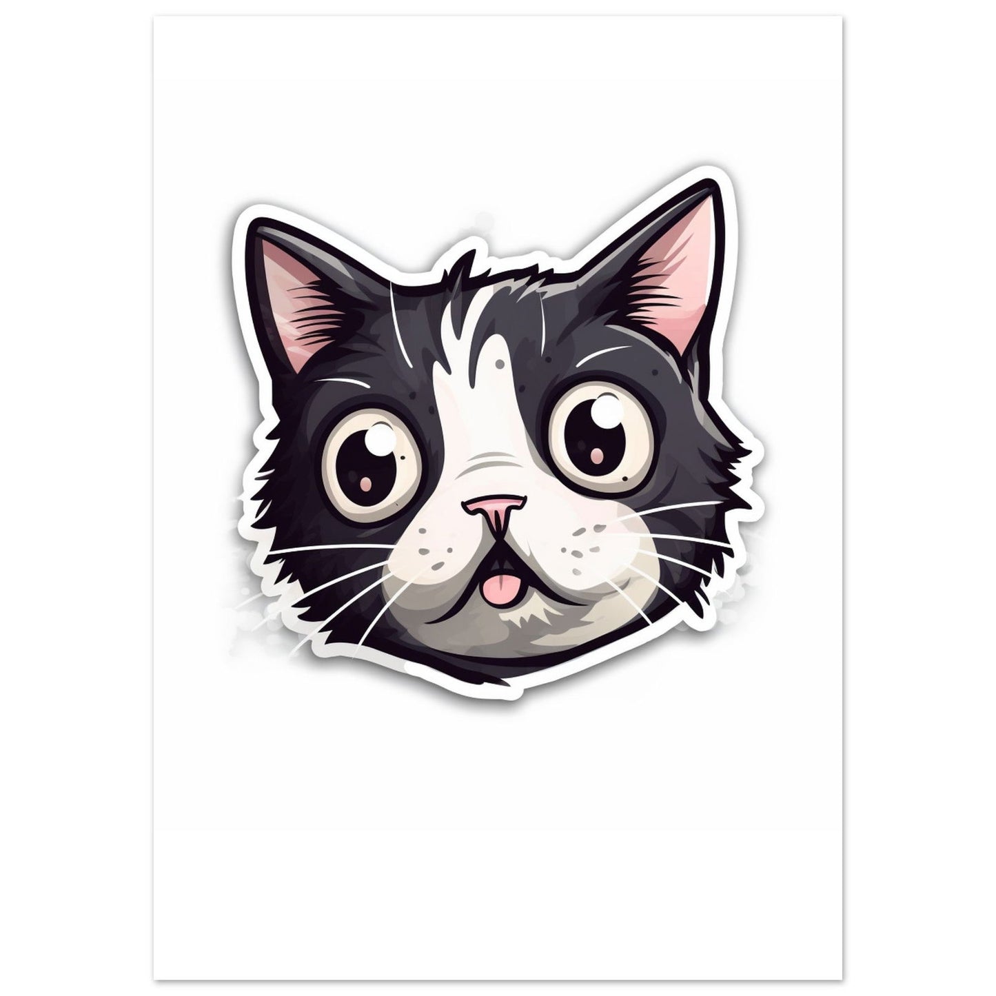 Katt klistermärke - Posterplanet