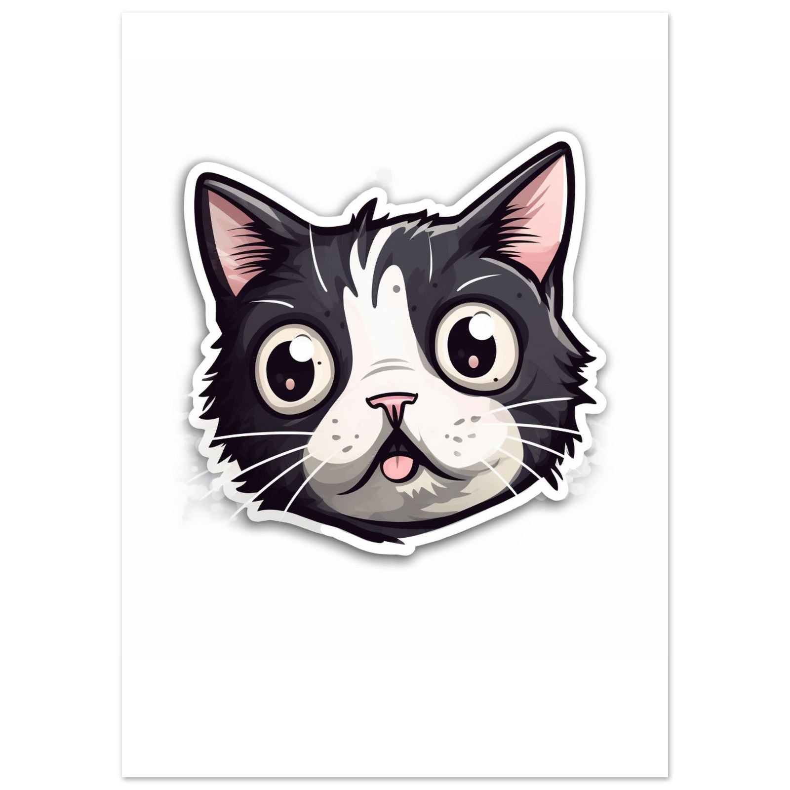 Katt klistermärke - Posterplanet