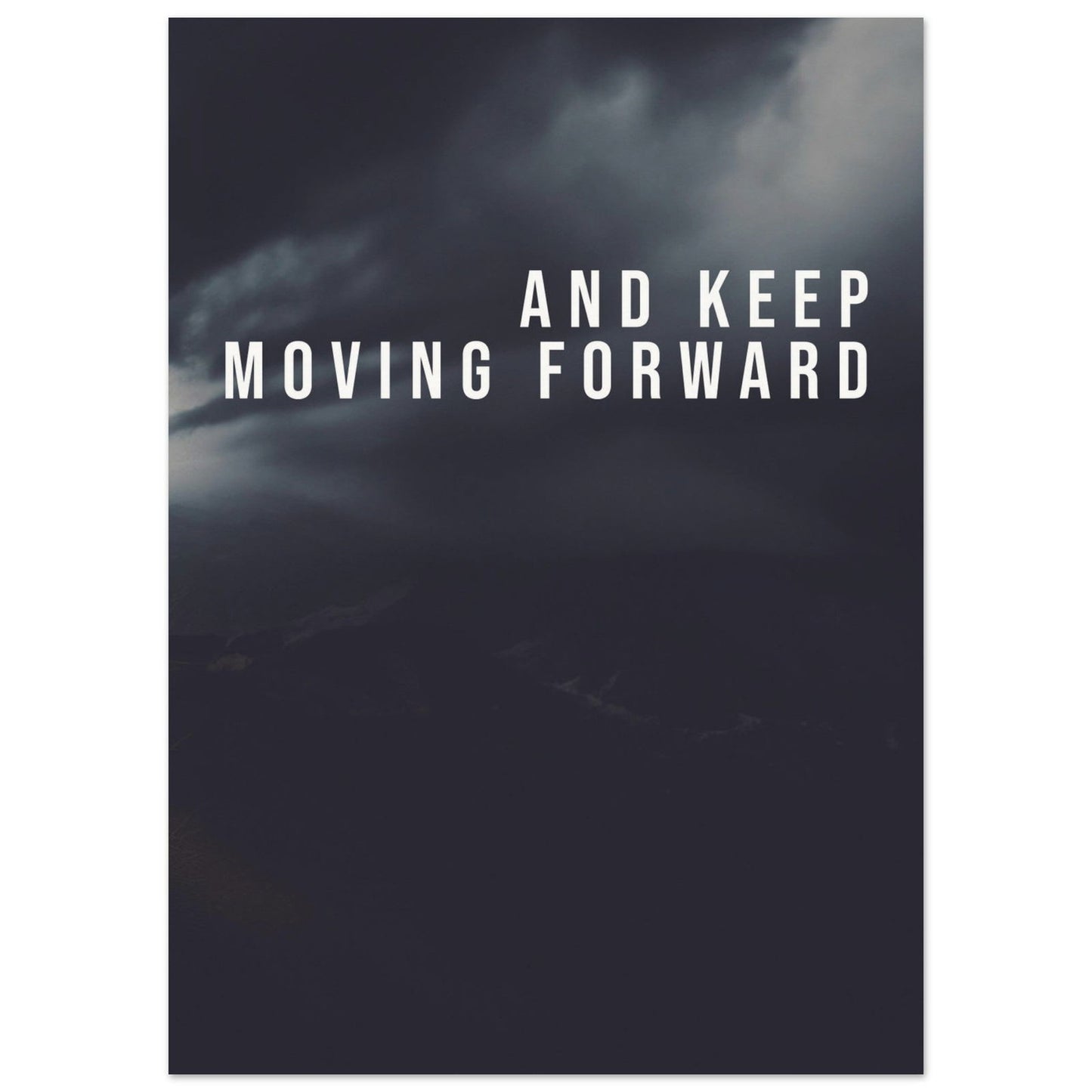 Keep Moving Forward - Posterplanet