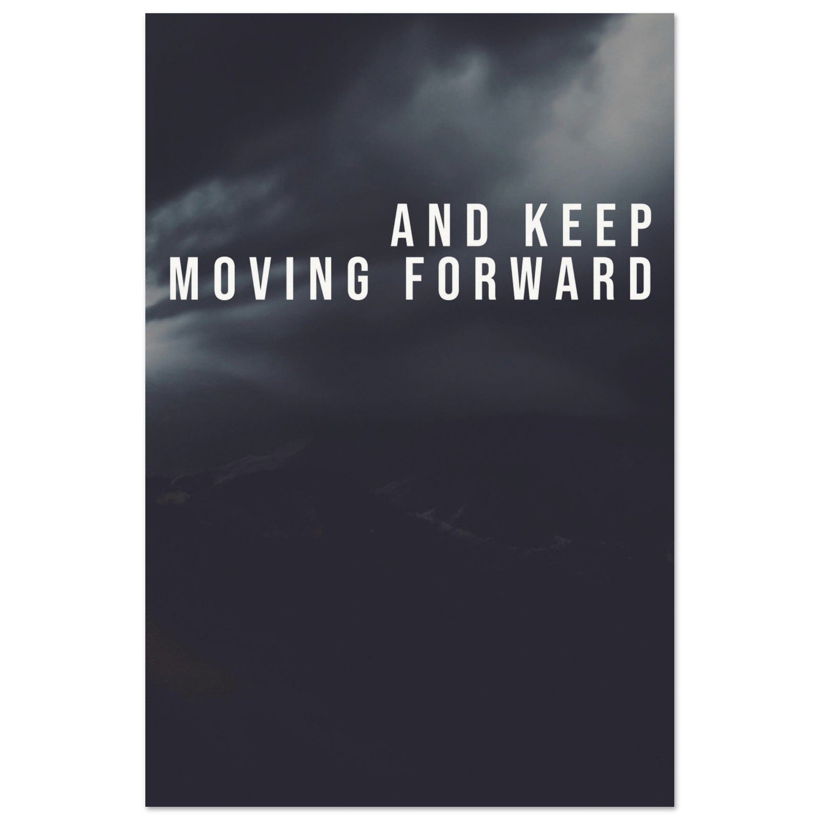 Keep Moving Forward - Posterplanet