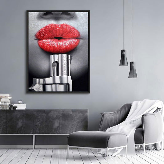 Lips & Guns - Posterplanet