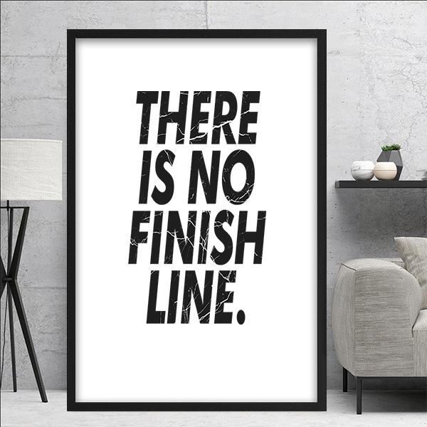 No Finish Line - Posterplanet