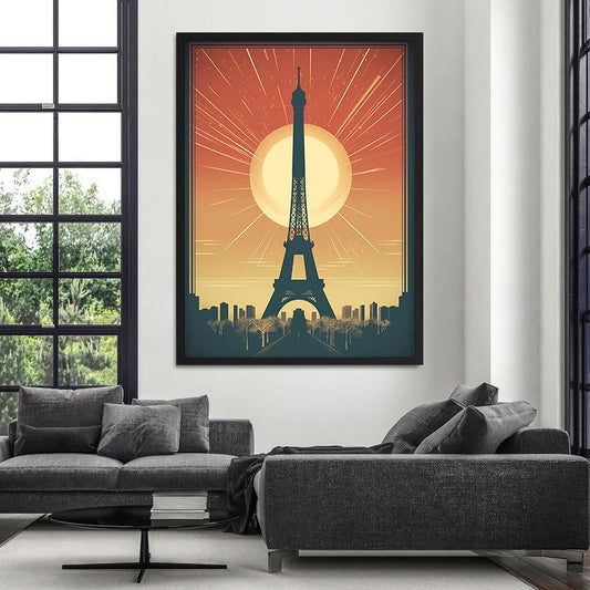 Paris Stamp - Posterplanet