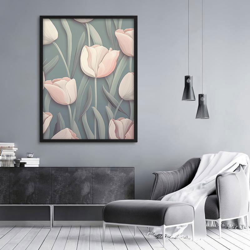 Pastel Flowers - Posterplanet