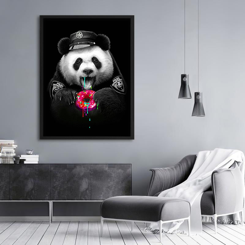 Phat Panda Donut - Posterplanet