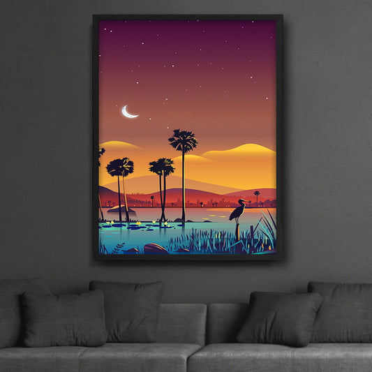 Retro Desert - Posterplanet