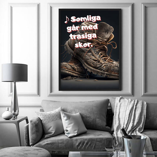 Somliga går - Posterplanet