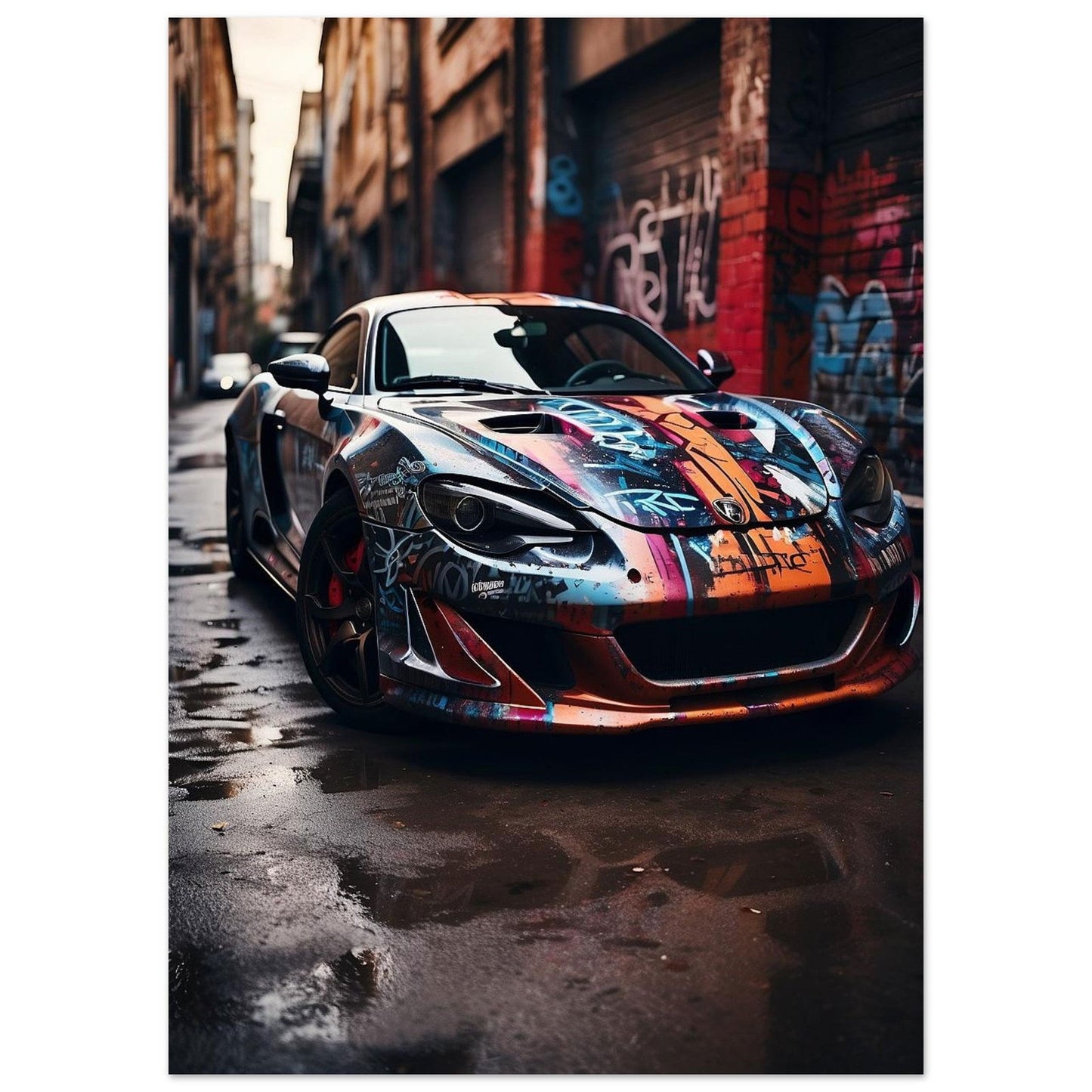 Sprayed Car - Posterplanet