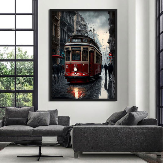 Tåget till Centrum - Posterplanet