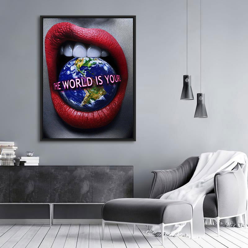The world in my mouth - Posterplanet
