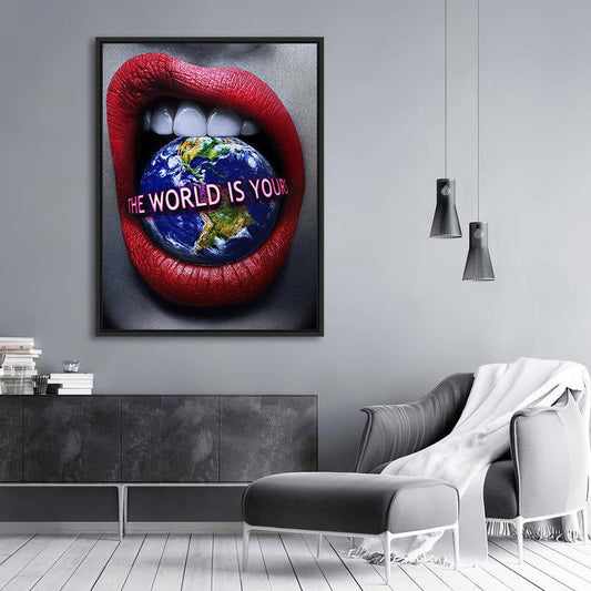 The world in my mouth - Posterplanet