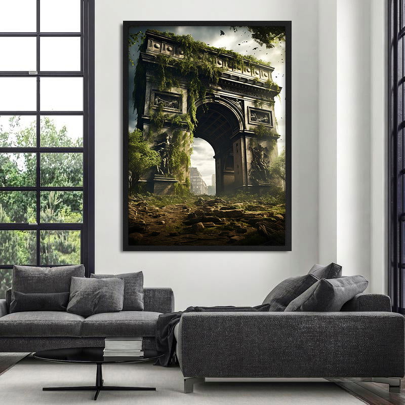 Triumfbågen (Arc-de-Triomphe) - Posterplanet