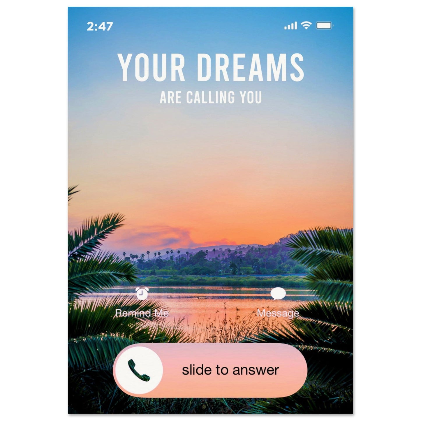 Your Dreams Are Calling - Posterplanet